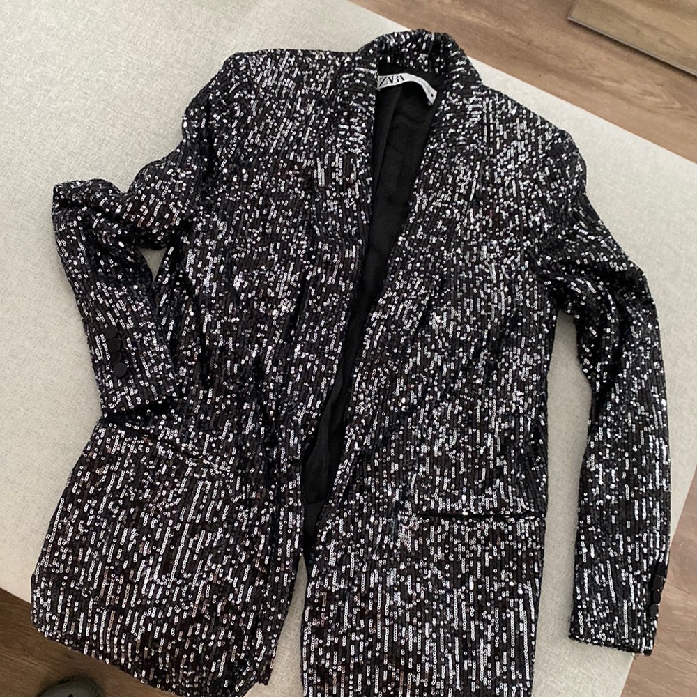Zara sequined blazer